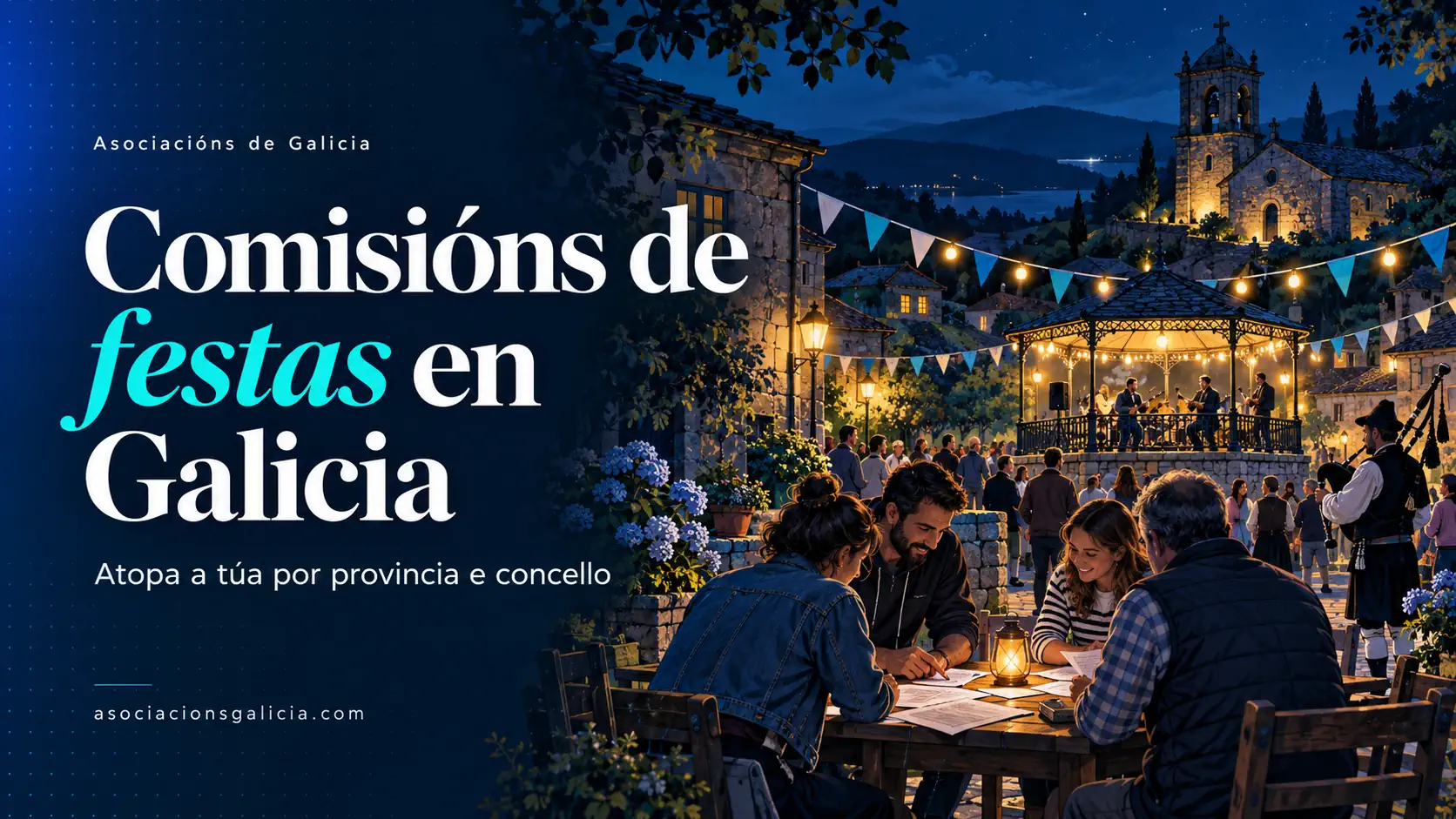 Comisións de festas en Galicia: atopa a túa por provincia e concello